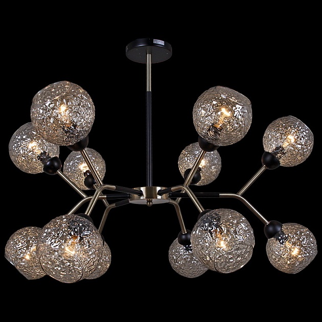 Подвесная люстра Illumico IL0268-12PSQ-79 BK AB Фото № 