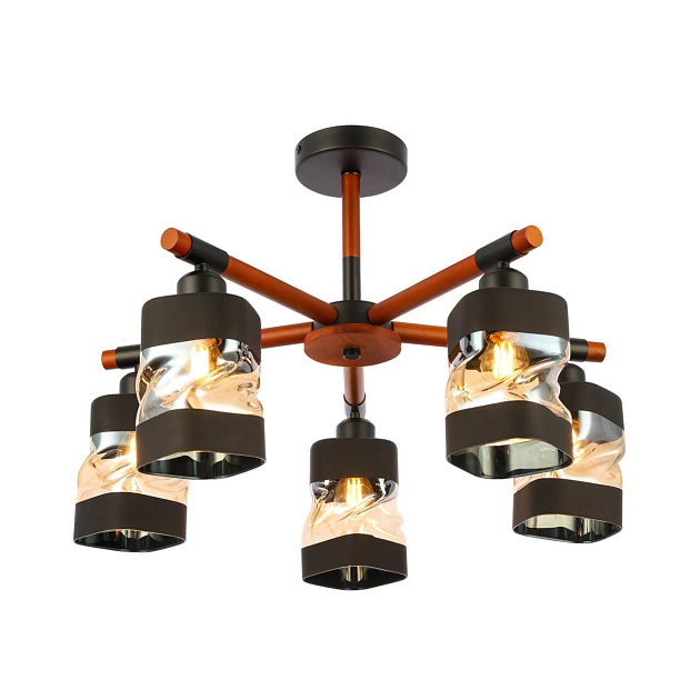 Потолочная люстра Evoluce Abiritto SLE114402-05 изображение 3 Потолочная люстра Evoluce Abiritto SLE114402-05 Фото № 3