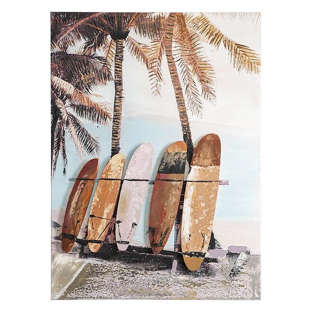 Панно Bergenson Bjorn 3D Surf Board BB0000594 Фото № 