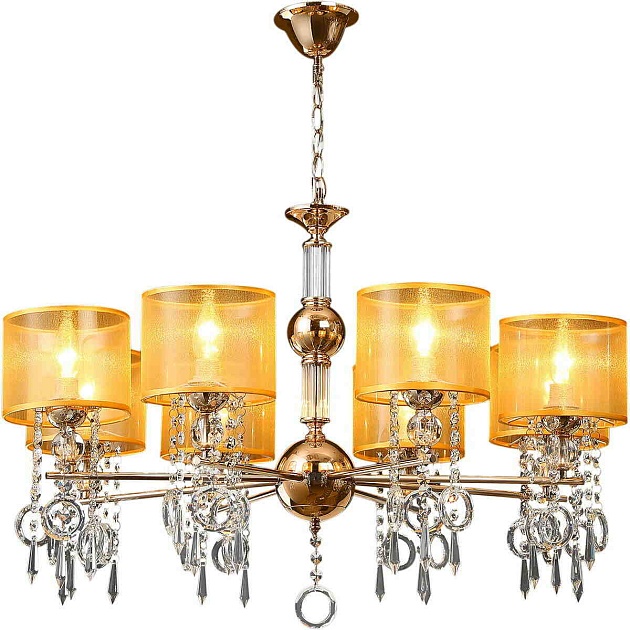 Подвесная люстра Illumico IL6219-8P-27 GD Фото № 