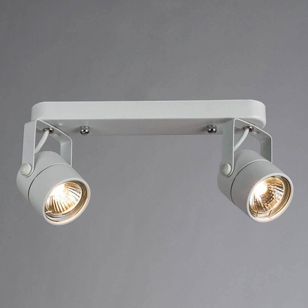 Спот Arte Lamp Lente A1310PL-2WH изображение 4 Спот Arte Lamp Lente A1310PL-2WH Фото № 4