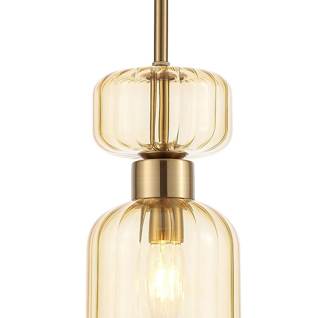 Подвесной светильник Escada Gloss 1141/1S Amber Фото № 2