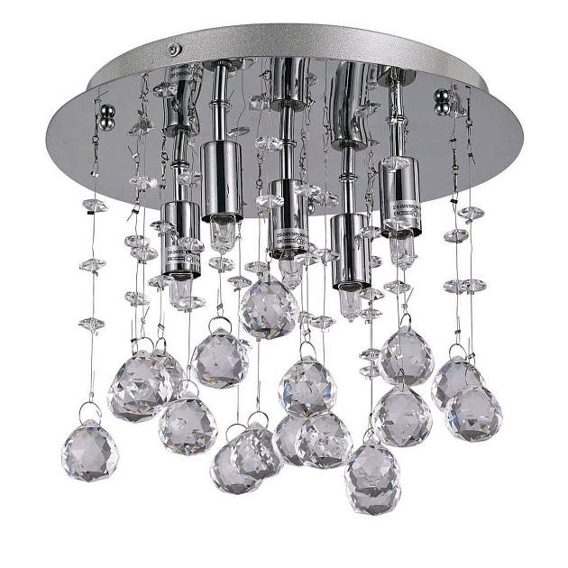 Потолочный светильник Ideal Lux Moonlight PL5 Cromo 094649 Фото № 