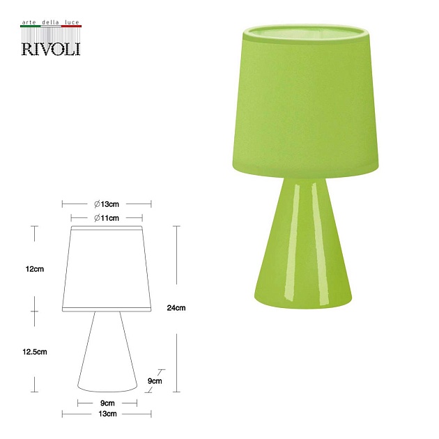 Настольная лампа Rivoli Edith 7069-601 Б0057268 изображение 4 Настольная лампа Rivoli Edith 7069-601 Б0057268 Фото № 4