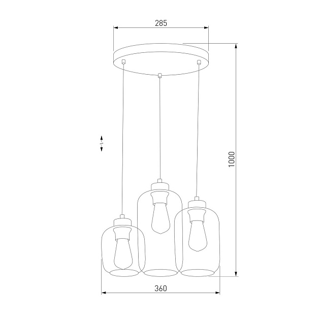 Подвесная люстра TK Lighting 3185 Marco изображение 3 Подвесная люстра TK Lighting 3185 Marco Фото № 3