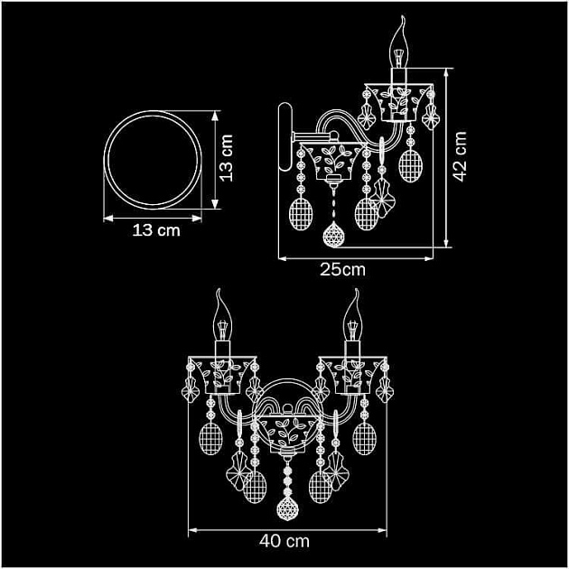 Бра Osgona Tesoro 710622 Фото № 2