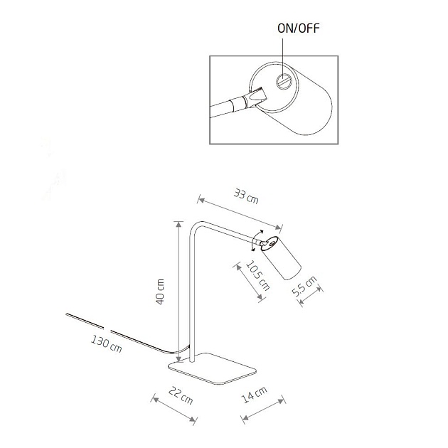 Настольная лампа Nowodvorski Mono 7710 изображение 2 Настольная лампа Nowodvorski Mono 7710 Фото № 2