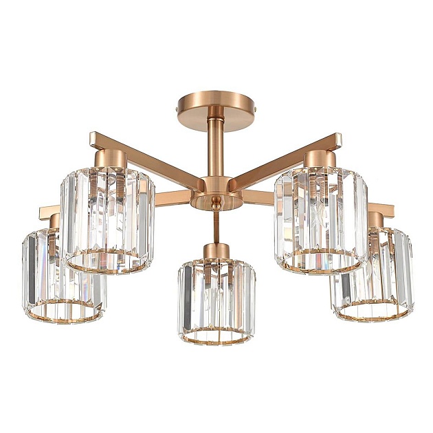 Потолочная люстра Escada Adorn 692/5P Сopper изображение Потолочная люстра Escada Adorn 692/5P Сopper Фото №