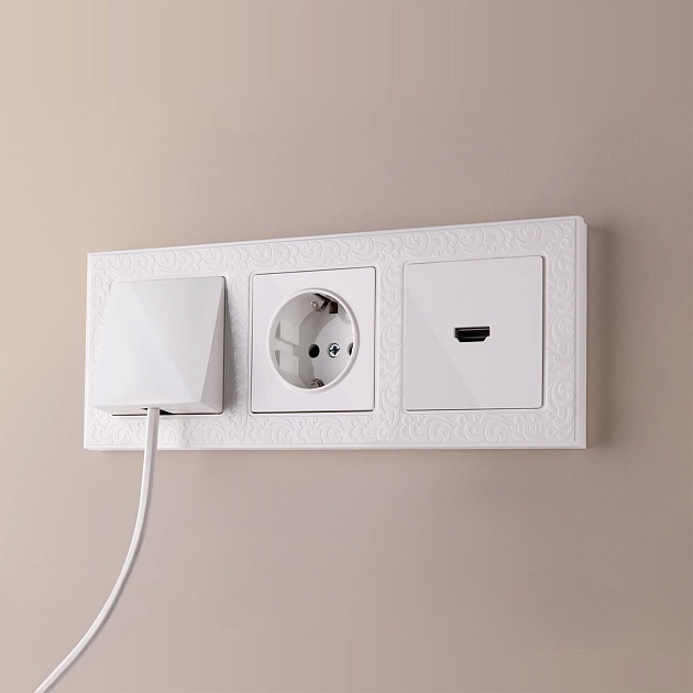 Розетка HDMI Werkel белый W1186001 4690389155543 Фото № 4