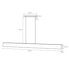 Подвесной светодиодный светильник Mantra Hanok 7545 1