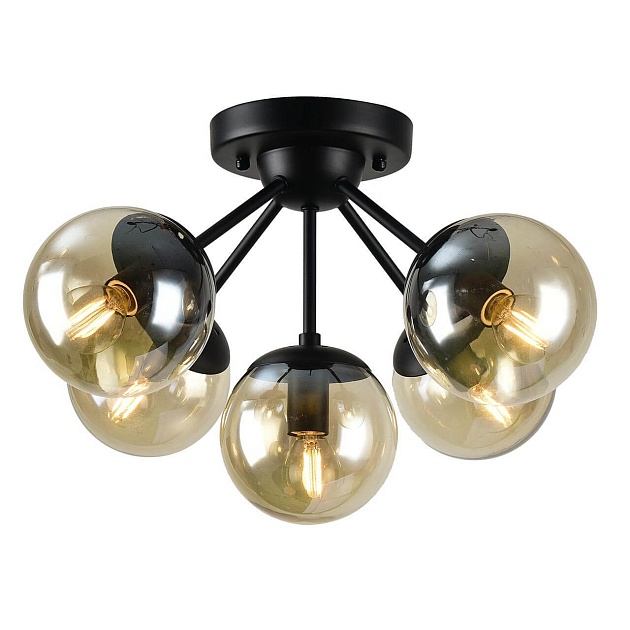 Потолочная люстра Arte Lamp BOLLA A1664PL-5BK Фото № 