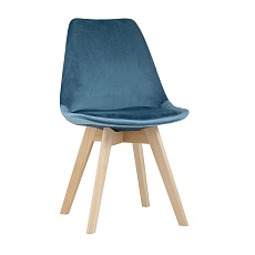 Кухонный стул Stool Group FRANKFURT велюр синий Y863 velvet dark blue