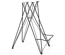 Барный стул Sheffilton SHT-ST33/S66 сиреневая орхидея/черный муар 3782870102 1
