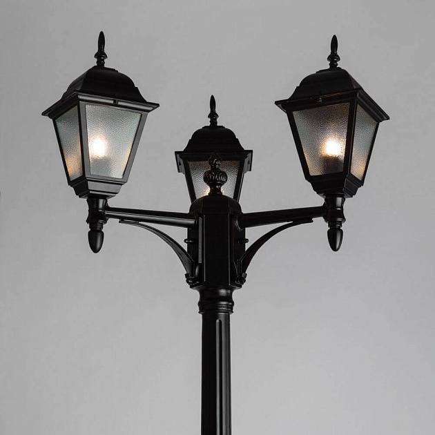 Садово-парковый светильник Arte Lamp Bremen A1017PA-3BK изображение 3 Садово-парковый светильник Arte Lamp Bremen A1017PA-3BK Фото № 3