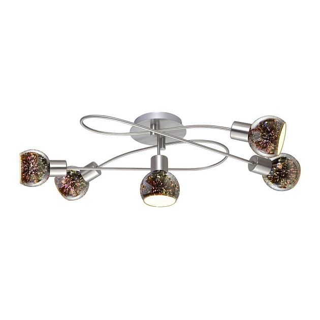 Потолочная люстра Arte Lamp Illusione A6125PL-5SS Фото № 