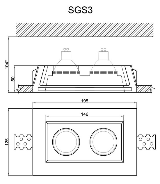 Встраиваемый светильник Artpole SGS3 изображение 3 Встраиваемый светильник Artpole SGS3 Фото № 3