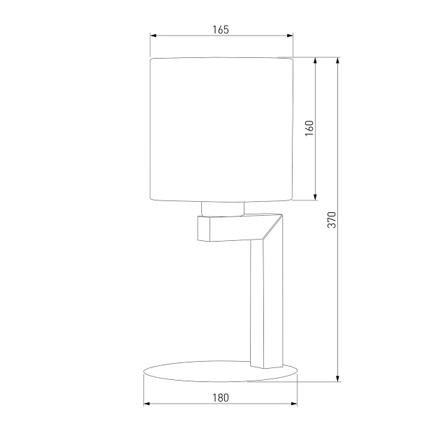 Настольная лампа TK Lighting 5031 Troy Gray изображение 2 Настольная лампа TK Lighting 5031 Troy Gray Фото № 2