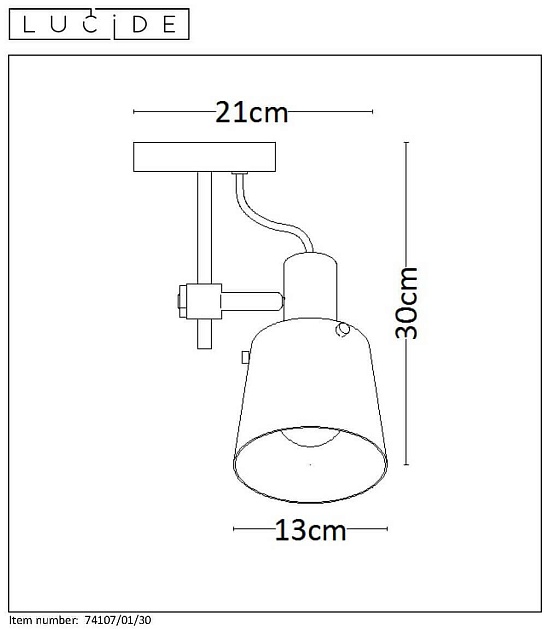 Спот Lucide Quinny 74107/01/30 Фото № 5