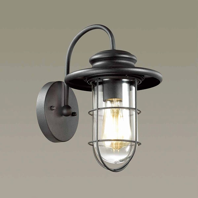 Уличный настенный светильник Odeon Light Nature Helm 4171/1W Фото № 2