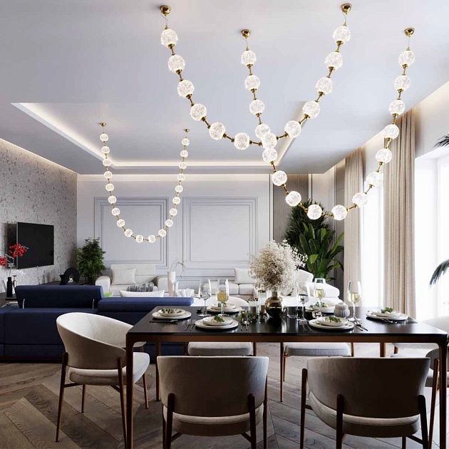 Подвесной светильник Odeon Light CRYSTAL 5008/80L изображение 6 Подвесной светильник Odeon Light CRYSTAL 5008/80L Фото № 6