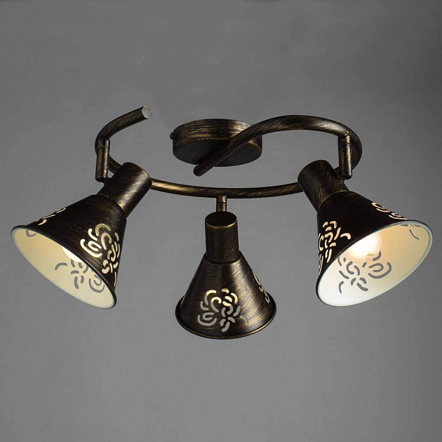 Спот Arte Lamp Cono A5218PL-3BR изображение 2 Спот Arte Lamp Cono A5218PL-3BR Фото № 2