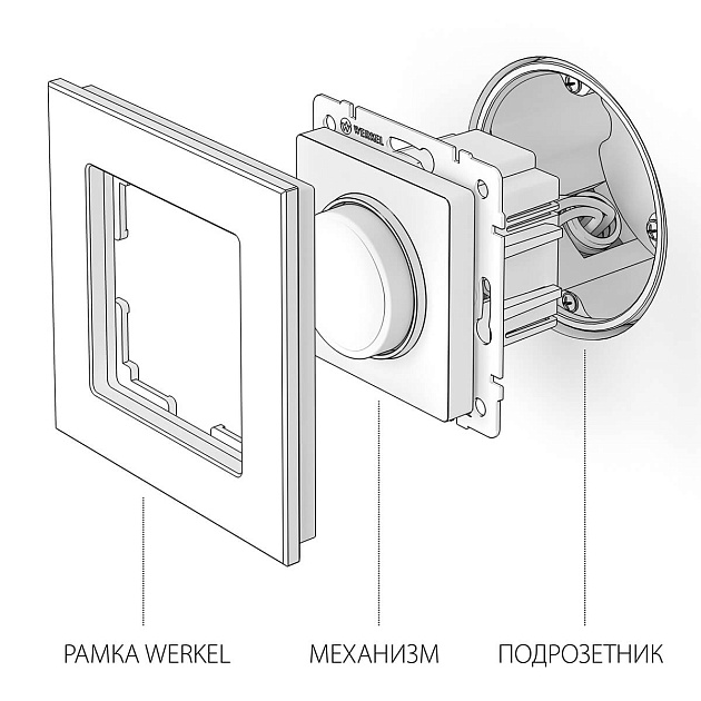 Диммер Werkel черный матовый W1142008 4690389156779 Фото № 2
