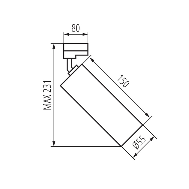 Трековый светильник Kanlux ATL2 GU10-W 33138 Фото № 5