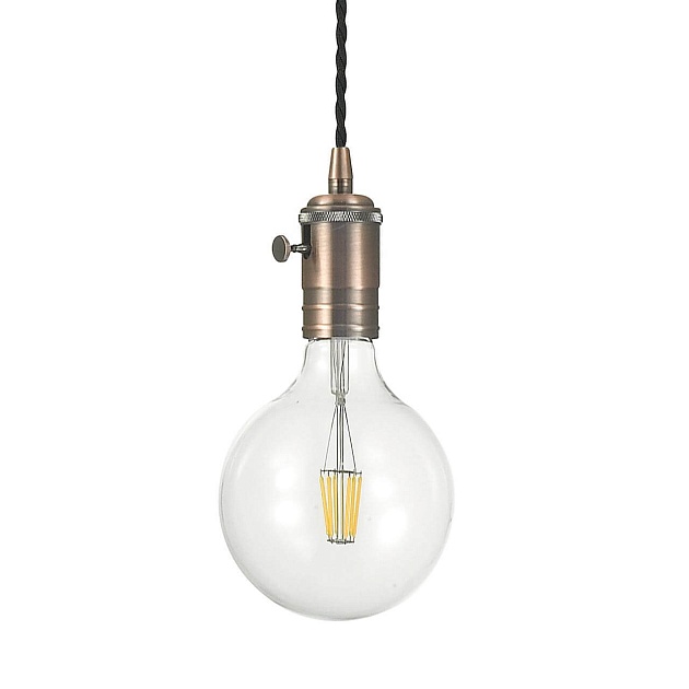 Подвесной светильник Ideal Lux Doc SP1 Rame Antico 163123 Фото № 