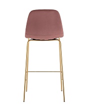 Барный стул Stool Group Валенсия SN велюр пыльно-розовый золотые ножки OS-001B HLR-44 gl 3
