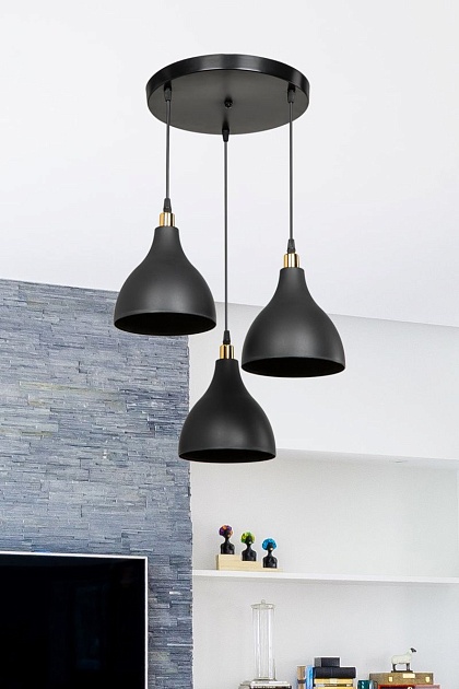 Подвесная люстра Toplight Marjory TL1615H-03BK Фото № 3