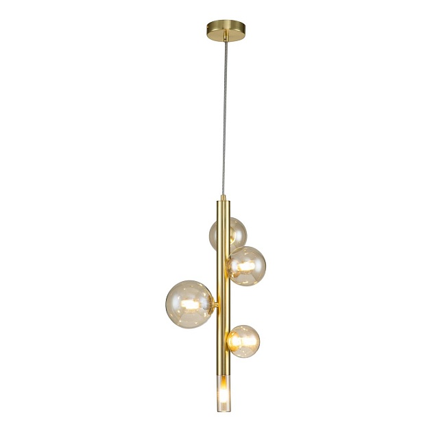 Подвесная люстра Indigo Canto 11026/5P Gold V000245 Фото № 