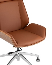 Кресло руководителя TopChairs Crown SN A312 8383-14 walnut back 1