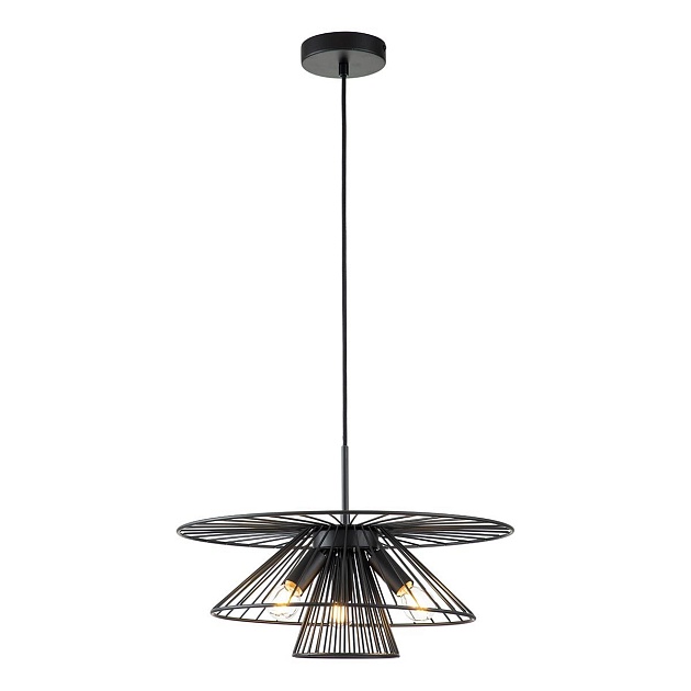 Подвесная люстра Indigo Strato 10016/3P Black V000287 Фото № 