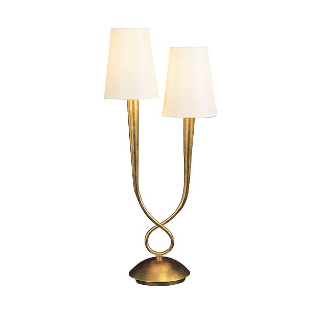 Настольная лампа Mantra Paola Painted Gold 3546 Фото № 