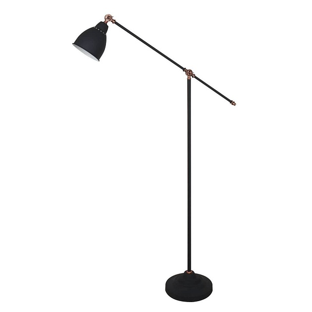 Торшер Arte Lamp Braccio A2054PN-1BK изображение Торшер Arte Lamp Braccio A2054PN-1BK Фото №