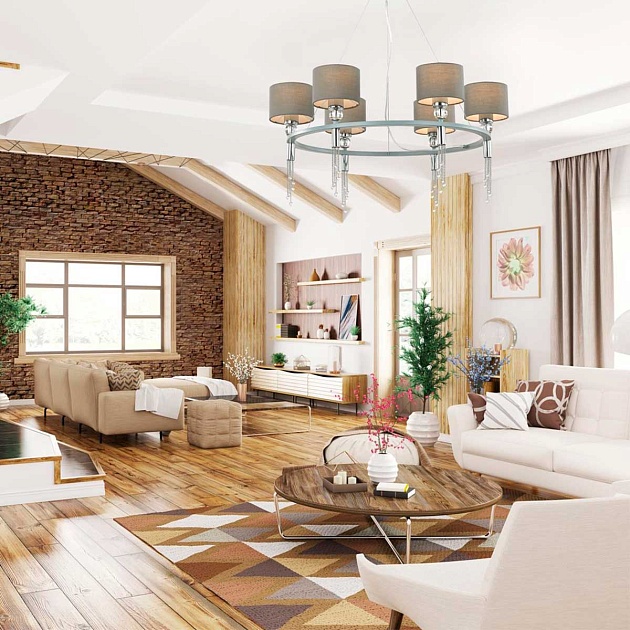 Подвесная люстра Lumion Neoclassi Santiago 4515/6 изображение 2 Подвесная люстра Lumion Neoclassi Santiago 4515/6 Фото № 2