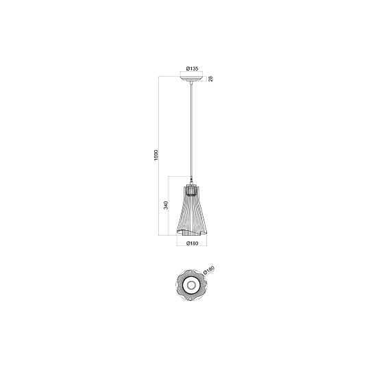 Подвесной светильник Vele Luce Emily VL5603P21 Фото № 5