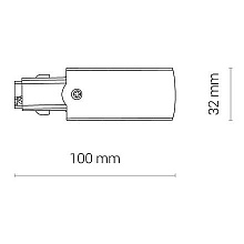 Ввод питания правый Nowodvorski Ctls Power 8712 2
