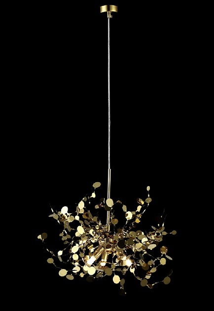 Подвесной светильник Crystal Lux GARDEN SP3 D400 GOLD изображение 4 Подвесной светильник Crystal Lux GARDEN SP3 D400 GOLD Фото № 4