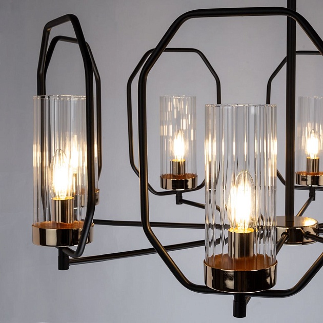 Подвесная люстра Arte Lamp Celaeno A7004PL-8BK Фото № 2