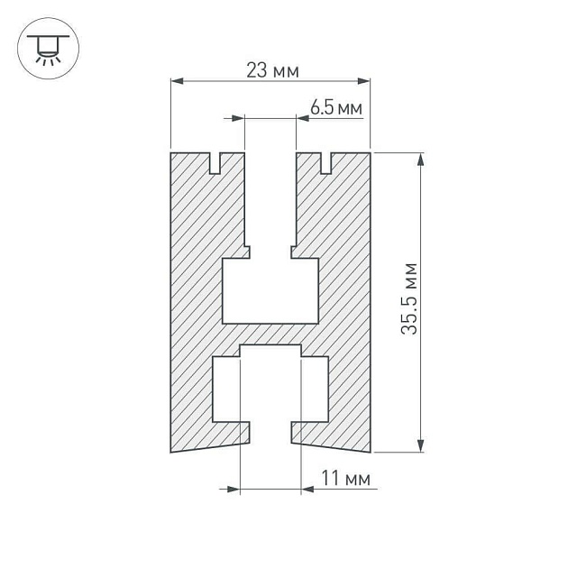 Профиль Arlight EX-2000 013208 Фото № 4