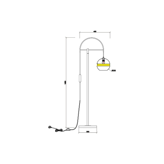 Торшер Vele Luce Diablo VL5694F01 Фото № 5
