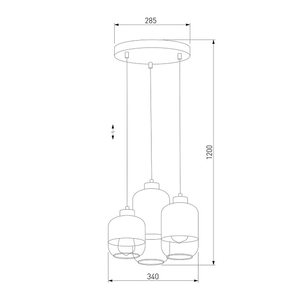 Подвесная люстра TK Lighting 3357 Marco Silver изображение 2 Подвесная люстра TK Lighting 3357 Marco Silver Фото № 2