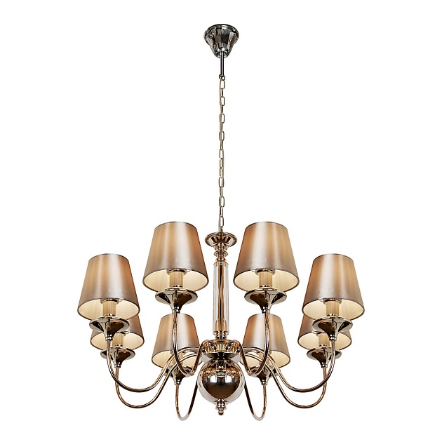 Подвесная люстра iLamp Rolling P2406-8 Nickel изображение 4 Подвесная люстра iLamp Rolling P2406-8 Nickel Фото № 4