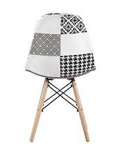 Кухонный стул Stool Group DSW черно-белый пэчворк УТ000002351 2
