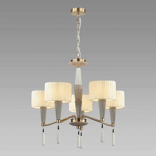 Подвесная люстра Odeon Light Exclusive Latte 5403/5 изображение 3 Подвесная люстра Odeon Light Exclusive Latte 5403/5 Фото № 3