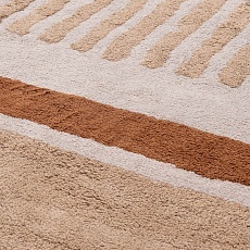 Ковер Tkano из хлопка с рисунком Tulip garden бежевого цвета из коллекции Terra, 160х230 см TK22-DR0005 4