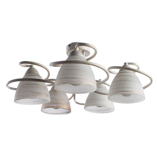 Потолочная люстра Arte Lamp Fabia A1565PL-5WG изображение Потолочная люстра Arte Lamp Fabia A1565PL-5WG Фото №
