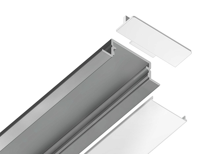Встраиваемый профиль с рассеивателем Ambrella Illumination GP1200AL Фото № 5