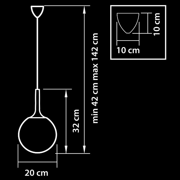 Подвесной светильник Lightstar Globo 813023 Фото № 2